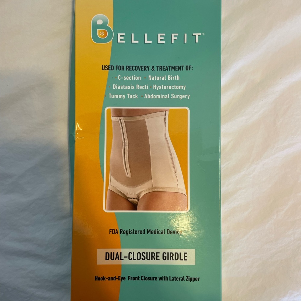 Bellefit Beige Dual-Closure Girdle